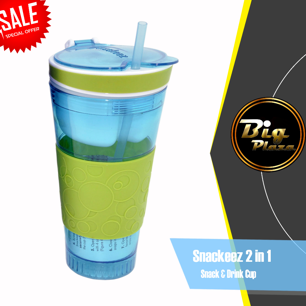 Snackeez 2 in 1 Snack &amp; Drink Cup / Gelas Pop Corn