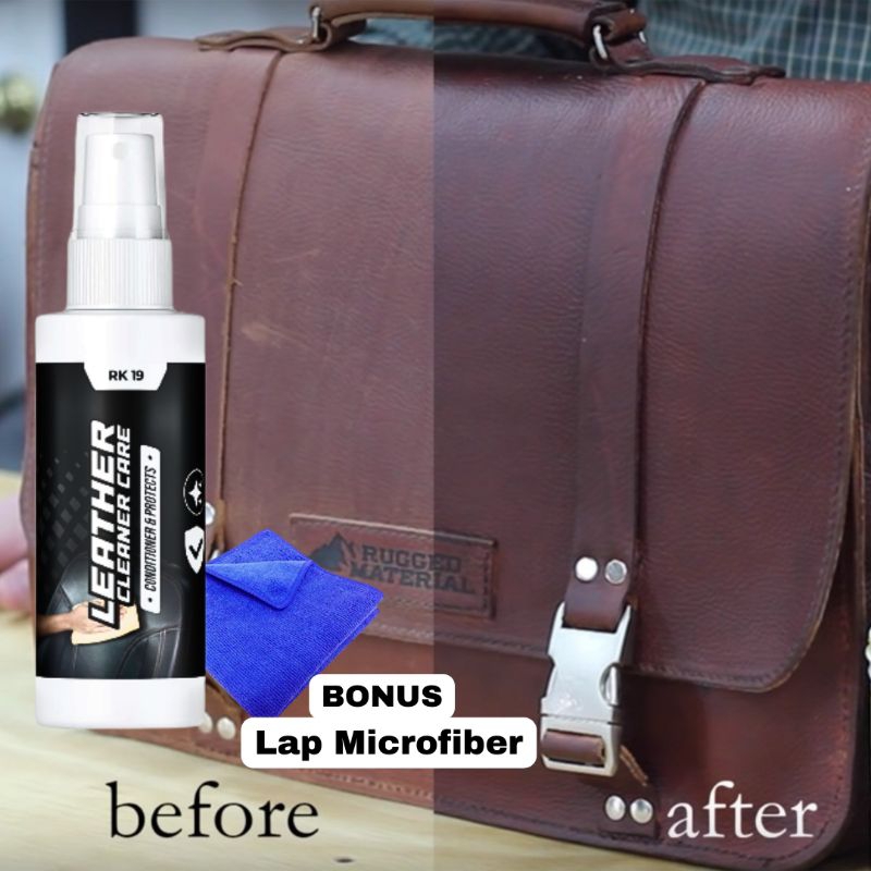 Leather Cleaner Pembersih Tas Kulit Sofa Sepatu Dompet Anti Jamur Dan Perawatan Bahan Jenis Kulit