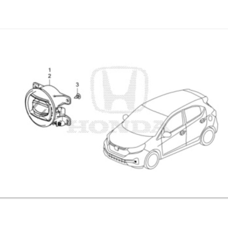 Foglamp All New Brio Rs 2023 Genuine!!!