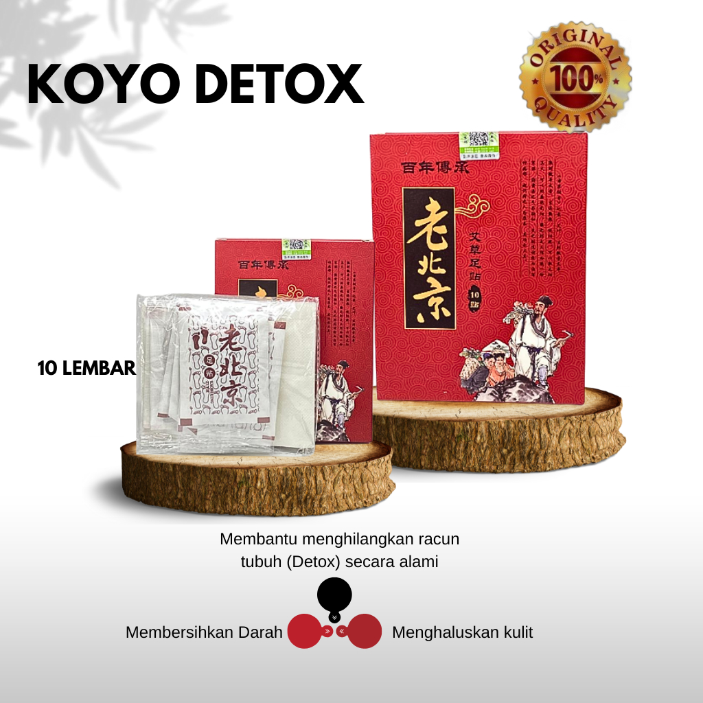 KOYO KAKI - KOYO FOOT DETOX untuk membuang racun di dalam tubuh