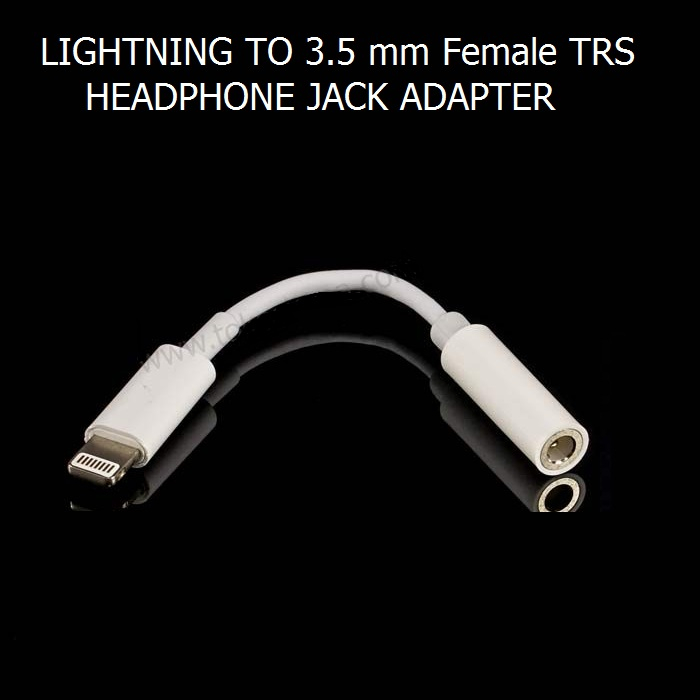 LIGHTNING TO 3.5 mm HEADPHONE JACK ADAPTER - IPHONE 7 HANDFREE ADAPTER