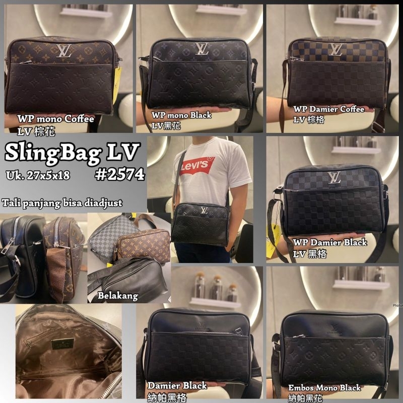 Tas Selempang Kulit Pria Sling Bag Waist Bag Import #2022