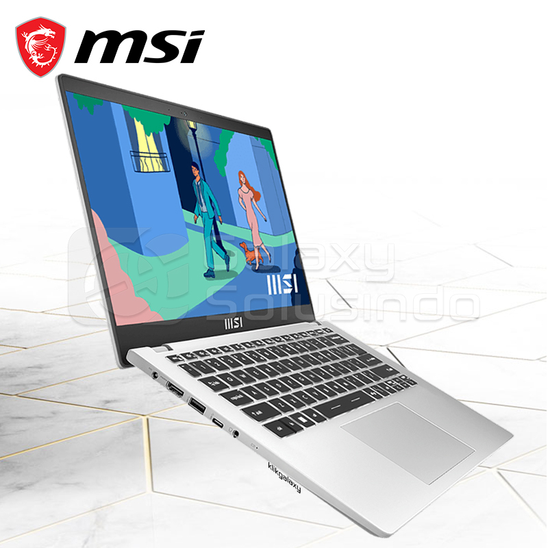 MSI MODERN 14 C12M 474ID Core I3 1215U 512GB SSD 8GB RAM INTEL UHD GRAPHIC - Silver Notebook