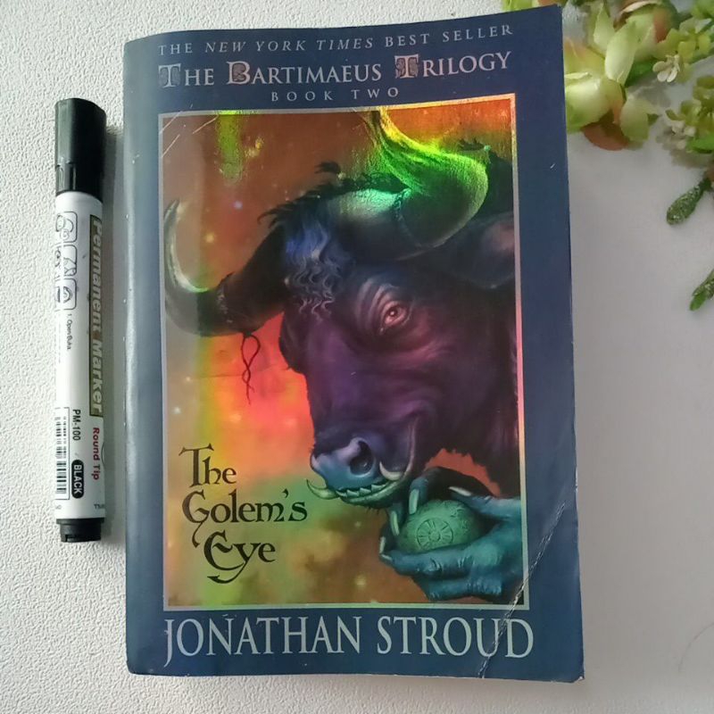 novel Jonathan Stroud The Golems Eye preloved