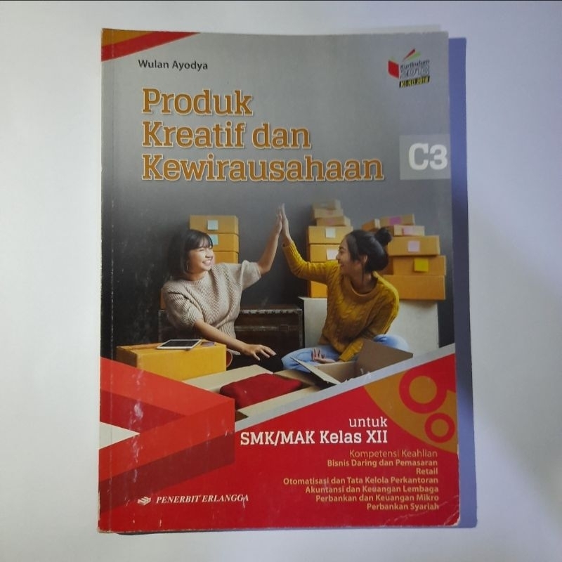 

BUKU PRODUK KREATIF DAN KEWIRAUSAHAAN C3 SMK K13 KI-KD 2018 KELAS XII/12 ORIGINAL (BEKAS)