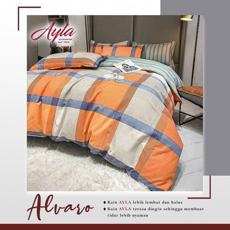 Seprai katun Ayla collection motif Alvaro (aca)