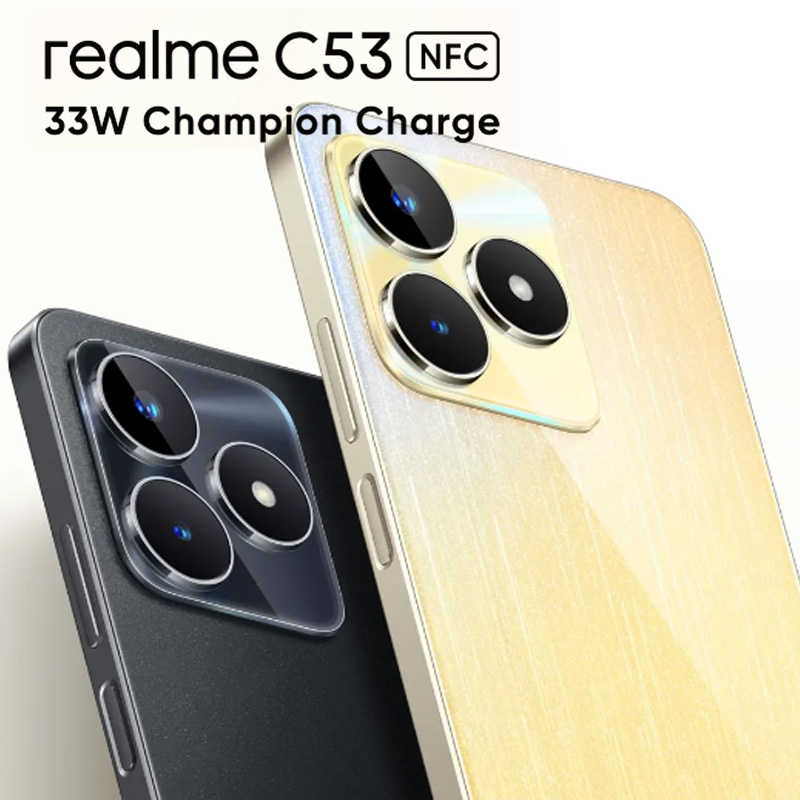 Realme C53 6+6GB Extended 128GB ROM NFC 33W FlashCharge 50MP AI Camera 100% Original Garansi Resmi