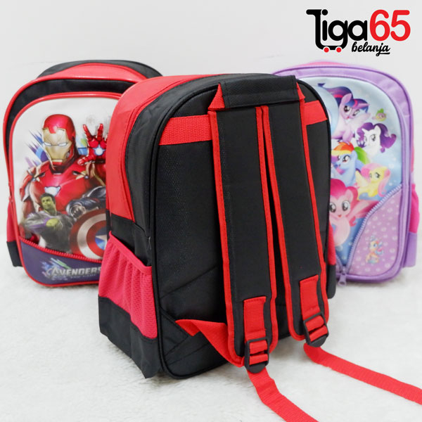 365 TAS RANSEL/Backpack/Tas Punggung/Ransel/Tas Anak sekolah TK/Tas Ransel anak TK/Karakter/BAG RANSEL 2081 14&quot;