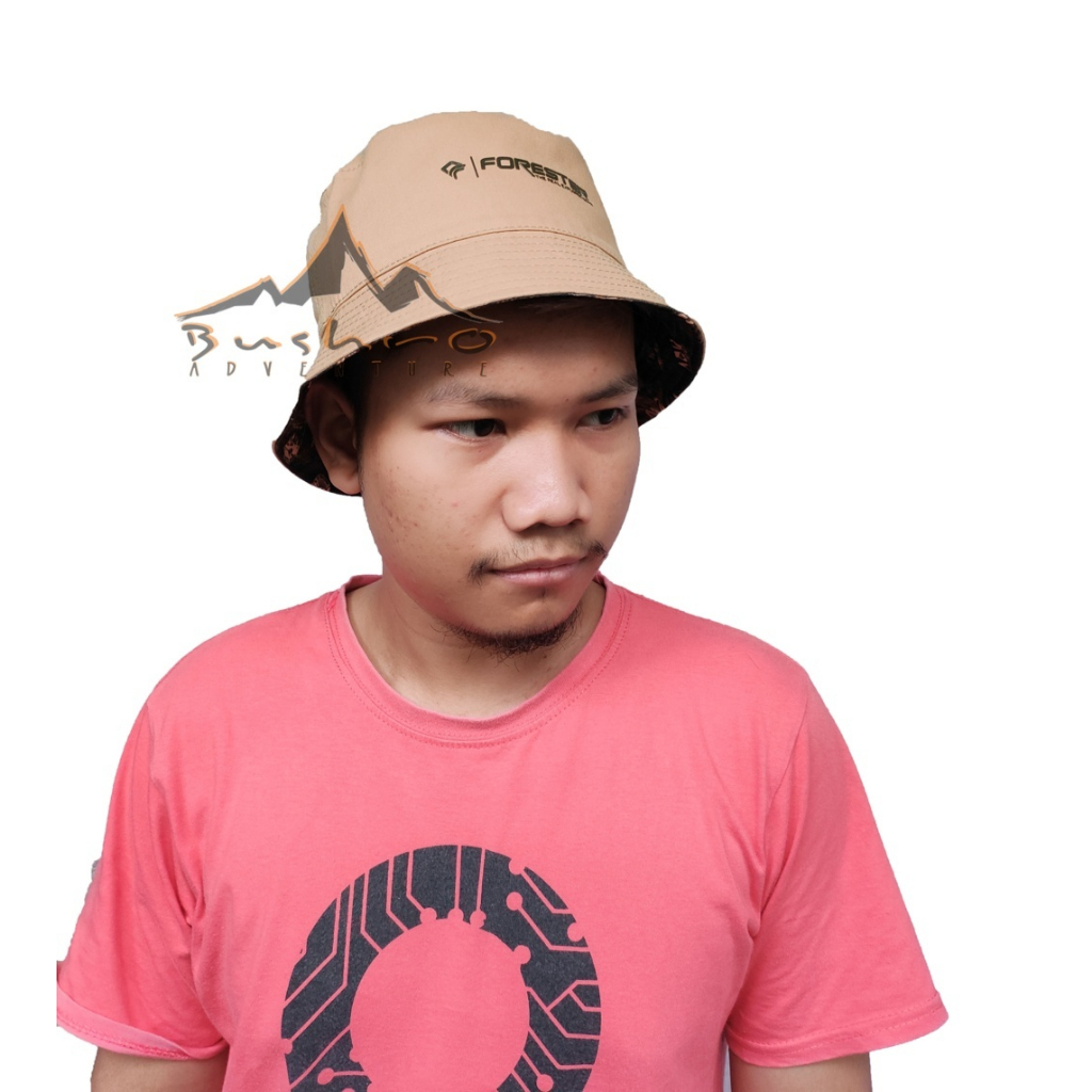 Topi Rimba Forester Kupluk Outdoor  -Bucket Hat