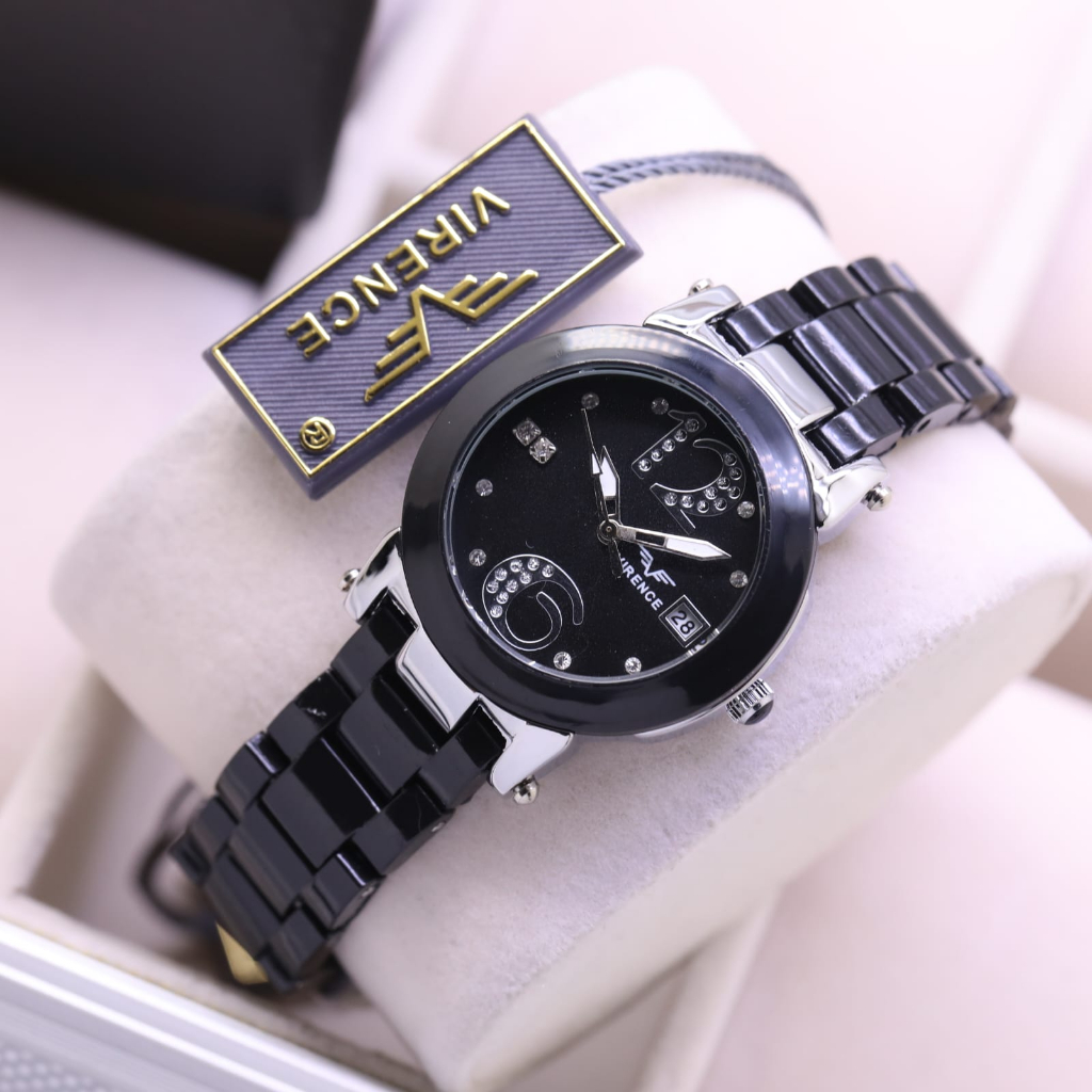 JAM TANGAN WANITA FASHION LS030 RANTAI MIKA TANGGAL AKTIF