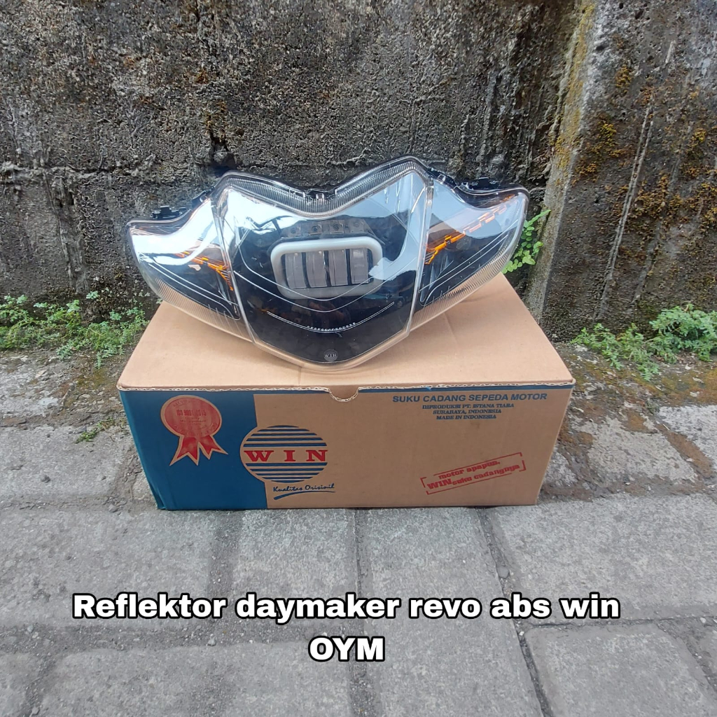REFLEKTOR LAMPU DEPAN MIKA LAMPU REVO  ABSOLUTE + DAYMAKER WIN