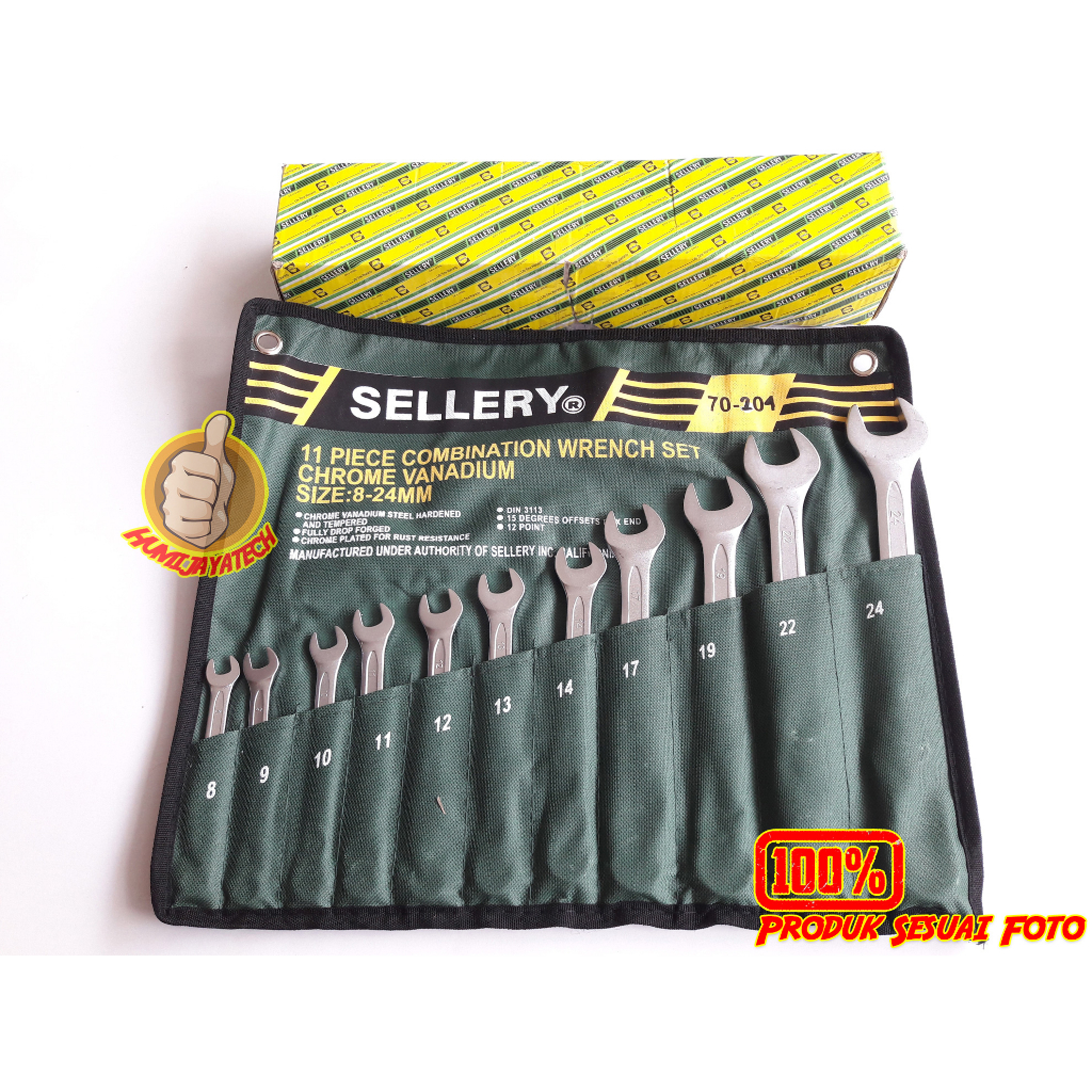 Kunci Ring Pas Set Sellery / Kunci Ring Pas Set / Ring Pas 11pcs Sellery