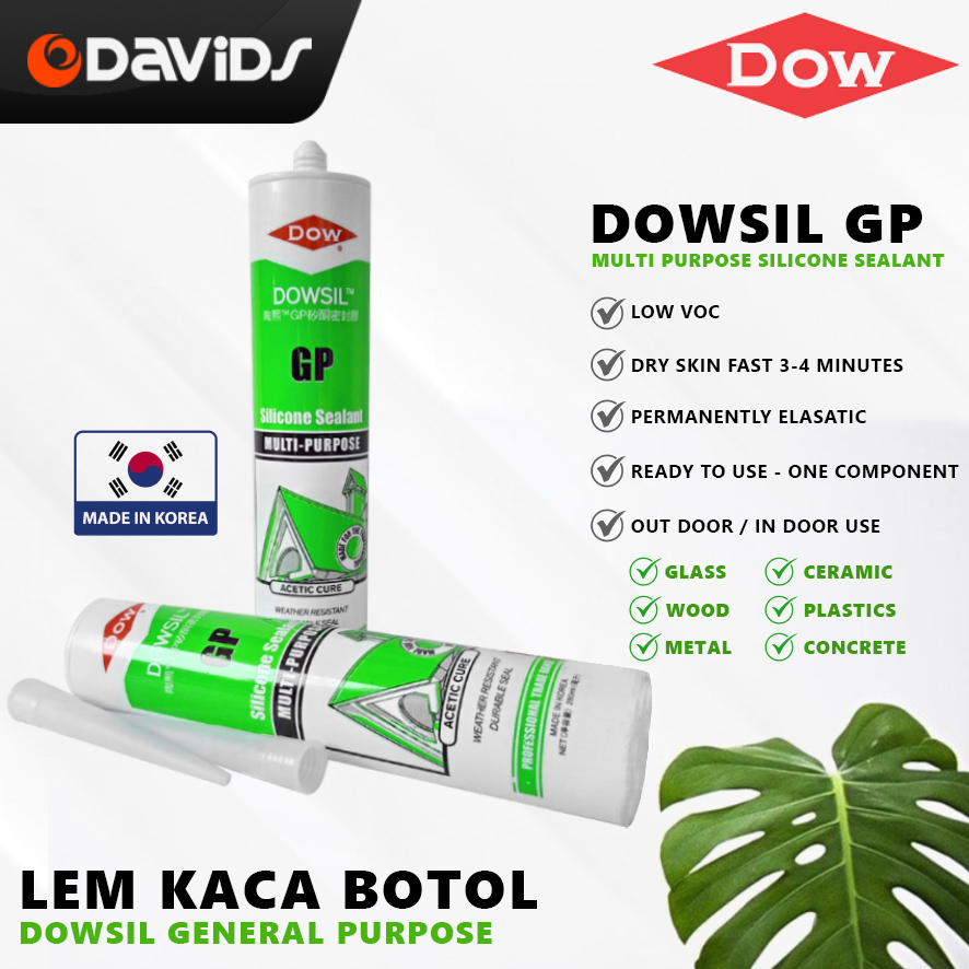 Dowsil Lem Kaca Aquarium Sealant Silent Silikon Akuarium Silicone GP