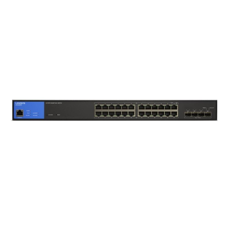 Linksys 24-Port Managed Gigabit Poe With 4 10G SFP+Uplinks LGS328MPC