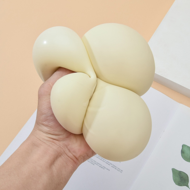 Mainan Sensorik Lembut Squishy Stress Ball Pao Bakpao Palsu