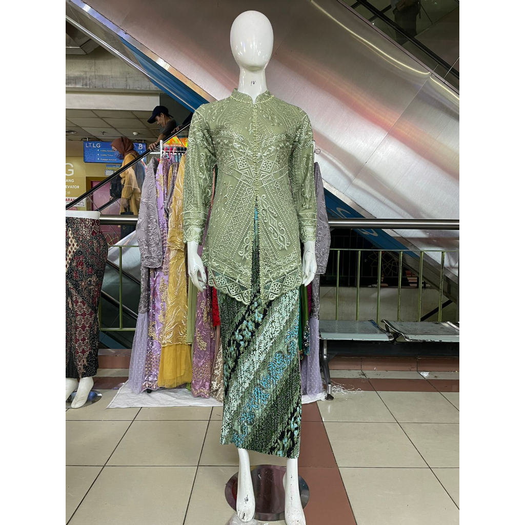 (BAYAR DITEMPAT) KEBAYA TILE PAYET BY SPJ FASHION/KEBAYA PESTA/SERAGAMAN WISUDA/KONDANGAN/TERLARIS