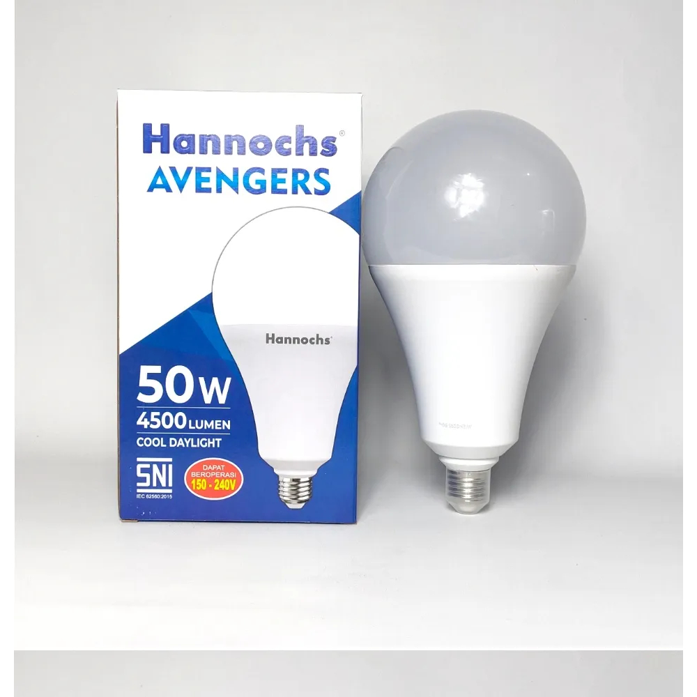 Lampu hemat energi LED 50 watt Avengers hannochs Putih