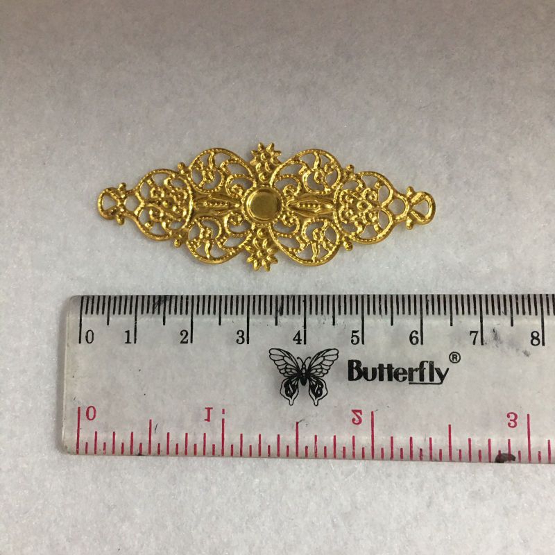 Lempengan Besi Emas / Hiasan / Dekorasi Mahar / Hantaran / Prakarya isi 3pcs #23