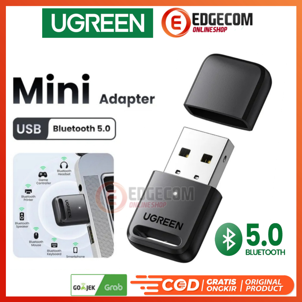 UGREEN USB Bluetooth 5.0 Receiver Transmitter Dongle Adapter 80890