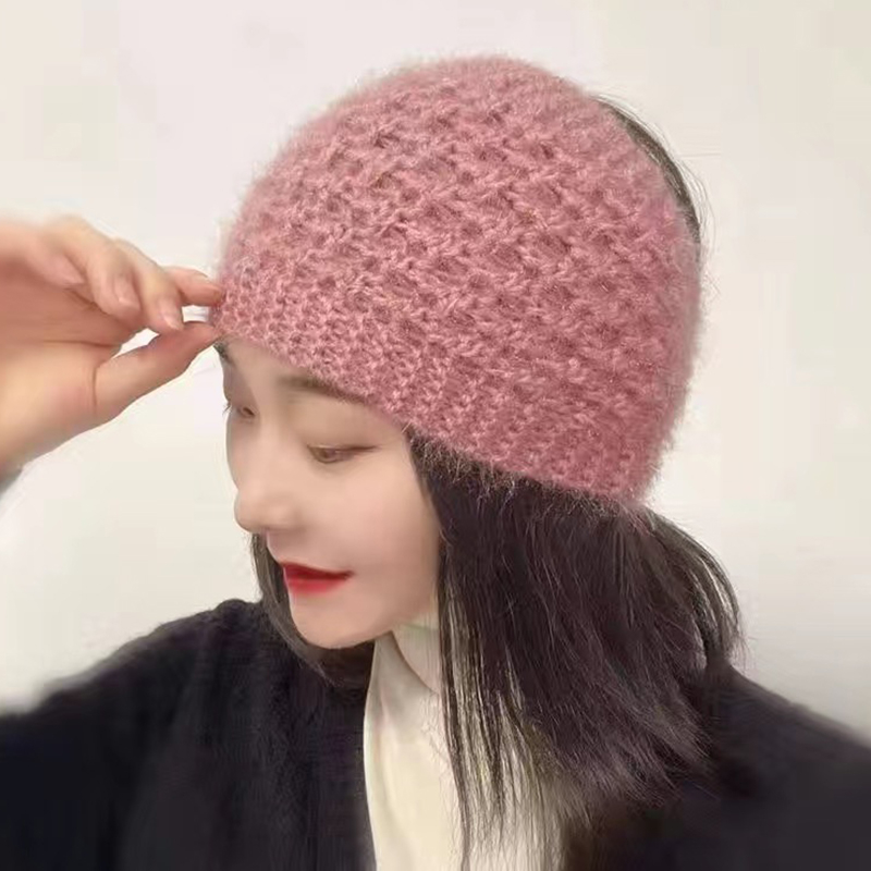 Bandana Korea Dewasa Fashion Warna Solid Hairband Import Sederhana ​kapas Aksesoris Wanita Premium Soft rajut Korean Style