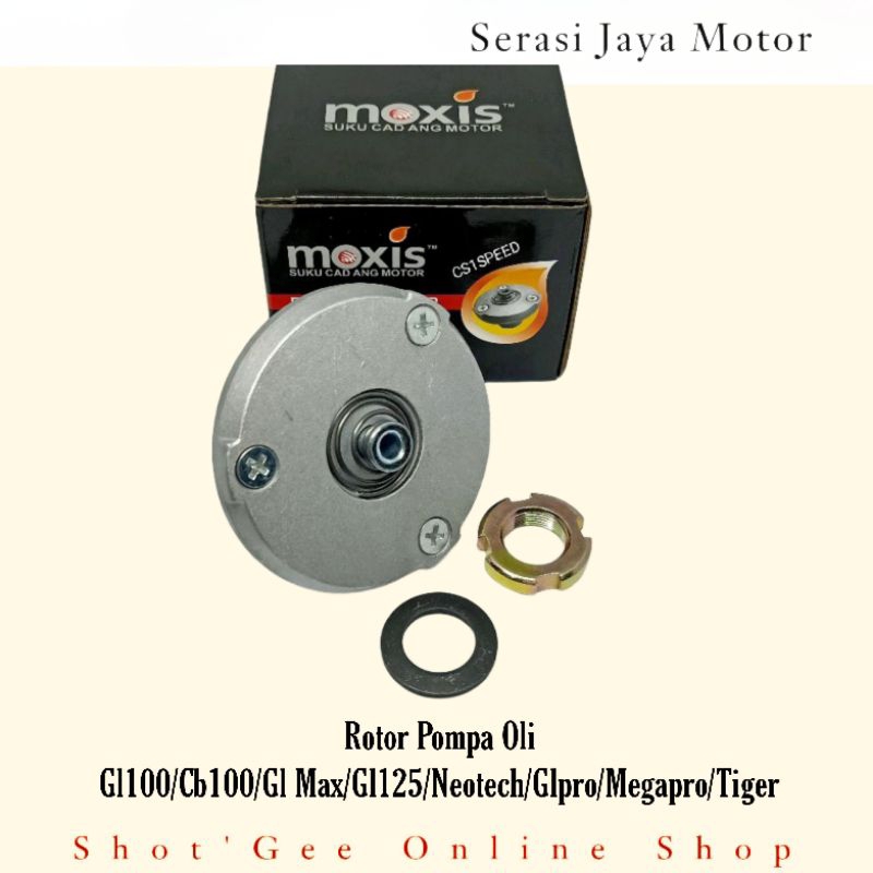 ROTOR OLI TOPI MEXICO KOMPLIT GL100/CB100/GLPRO GL MAX 125/NEOTECH/MEGAPRO/TIGER