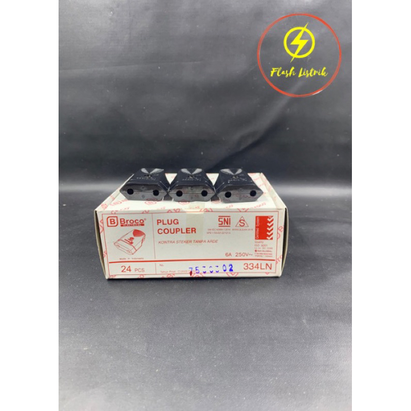 [Broco] Kontra Hitam Broco 344LN Kontra Gepeng Kontra Biasa Broco