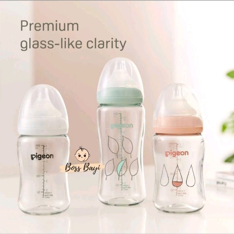 PIGEON - SofTouch T-Ester Baby Bottles / Botol Dot Bayi Wide Neck