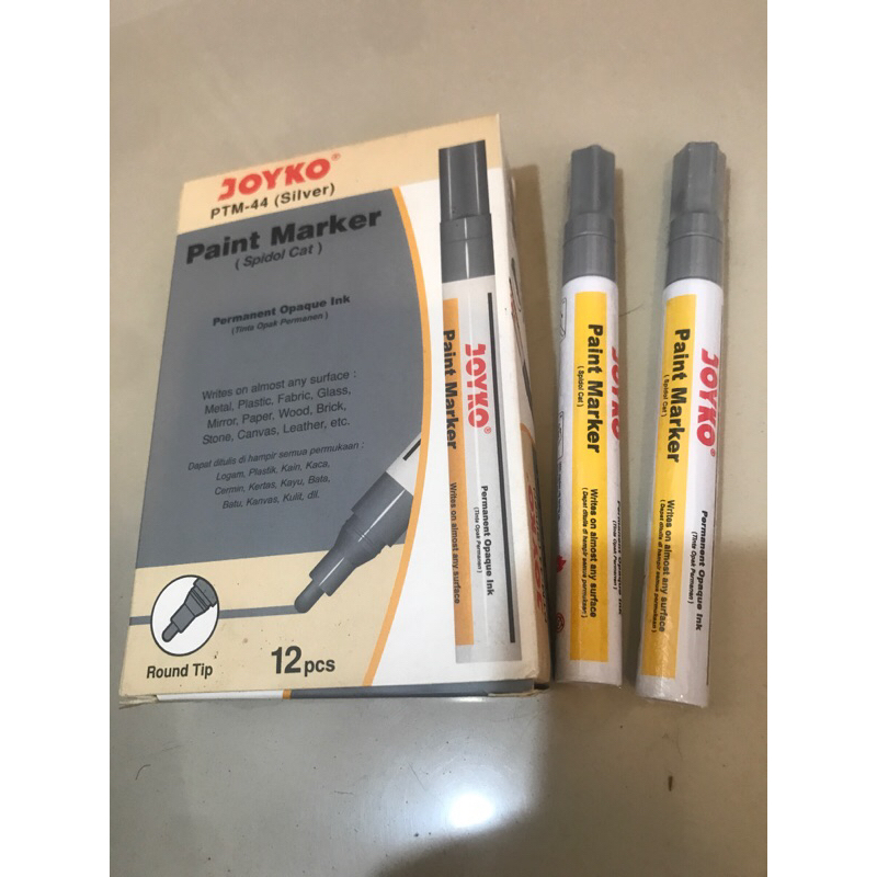 Spidol Permanent JOYKO SILVER