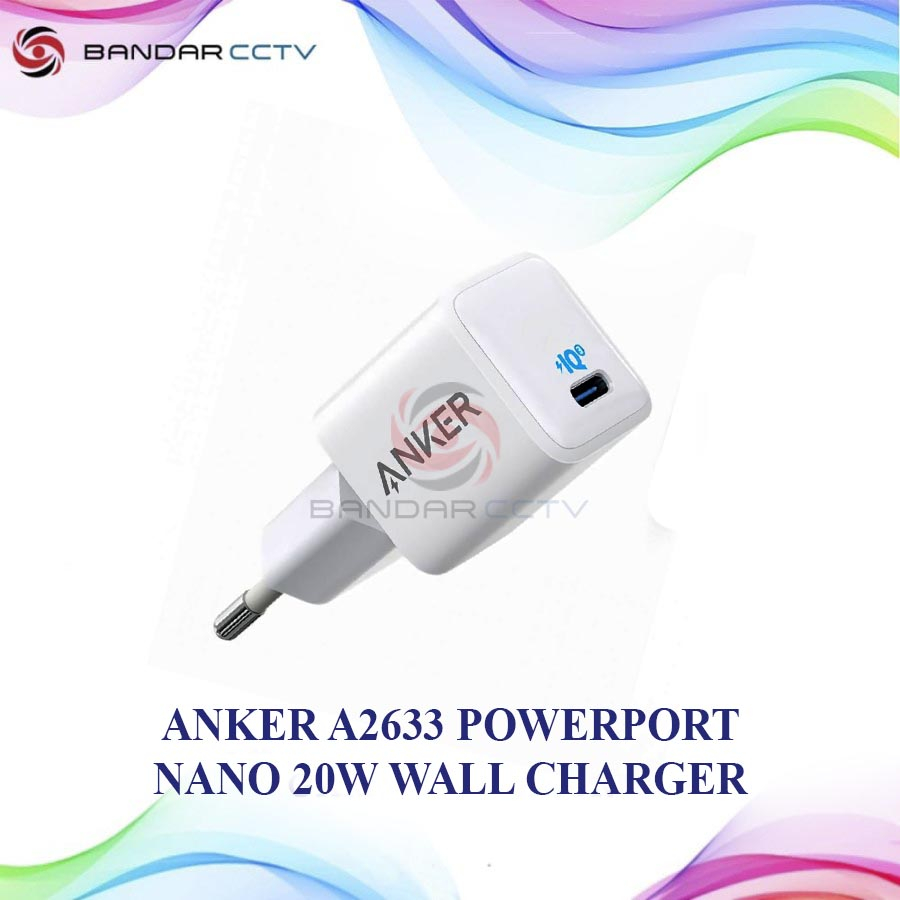 Powerport Nano Anker A2633 20W Wall Charger Rp137.500