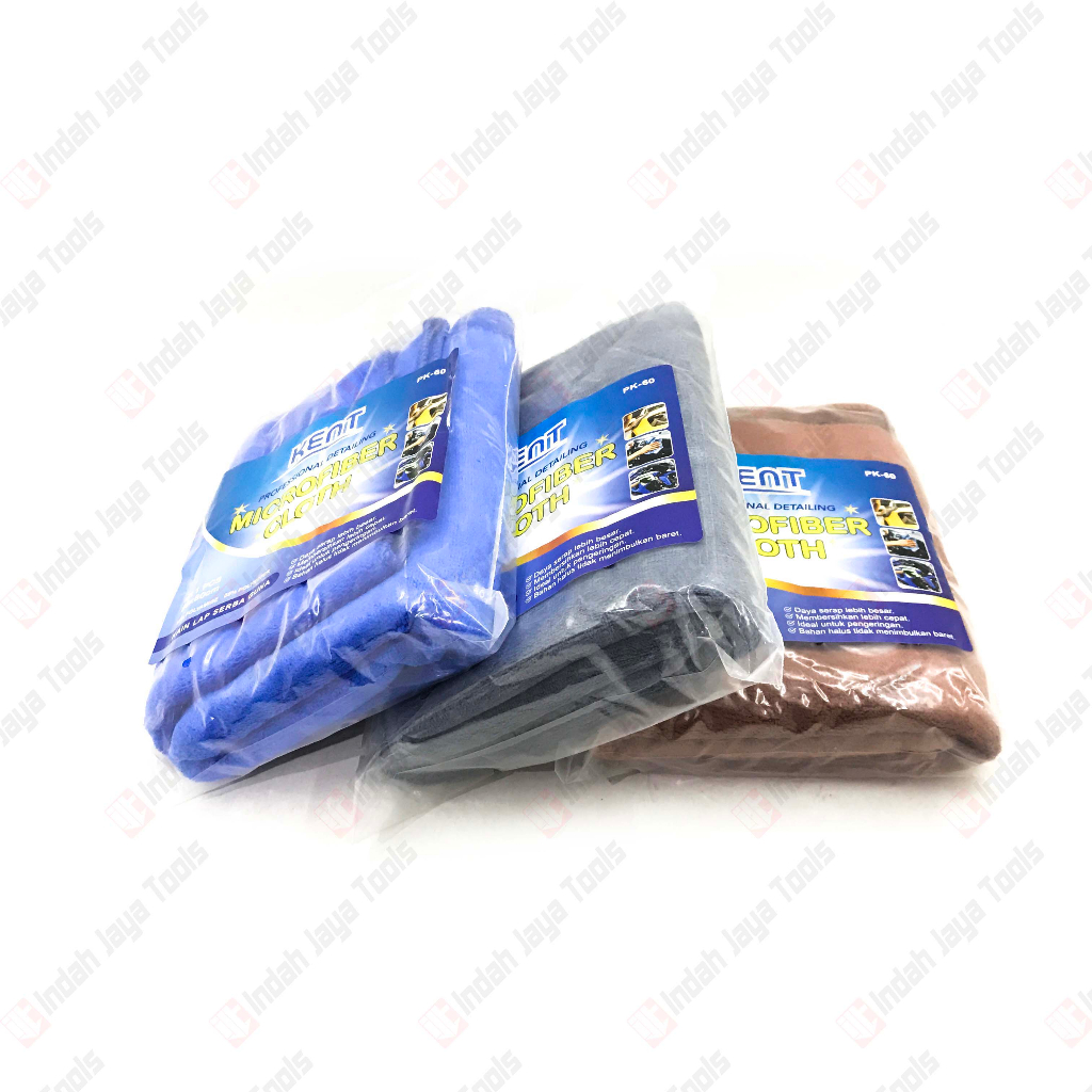 KENT PK-60 Microfiber Cloth - Kain Lap Serbaguna Cleaning Detailing