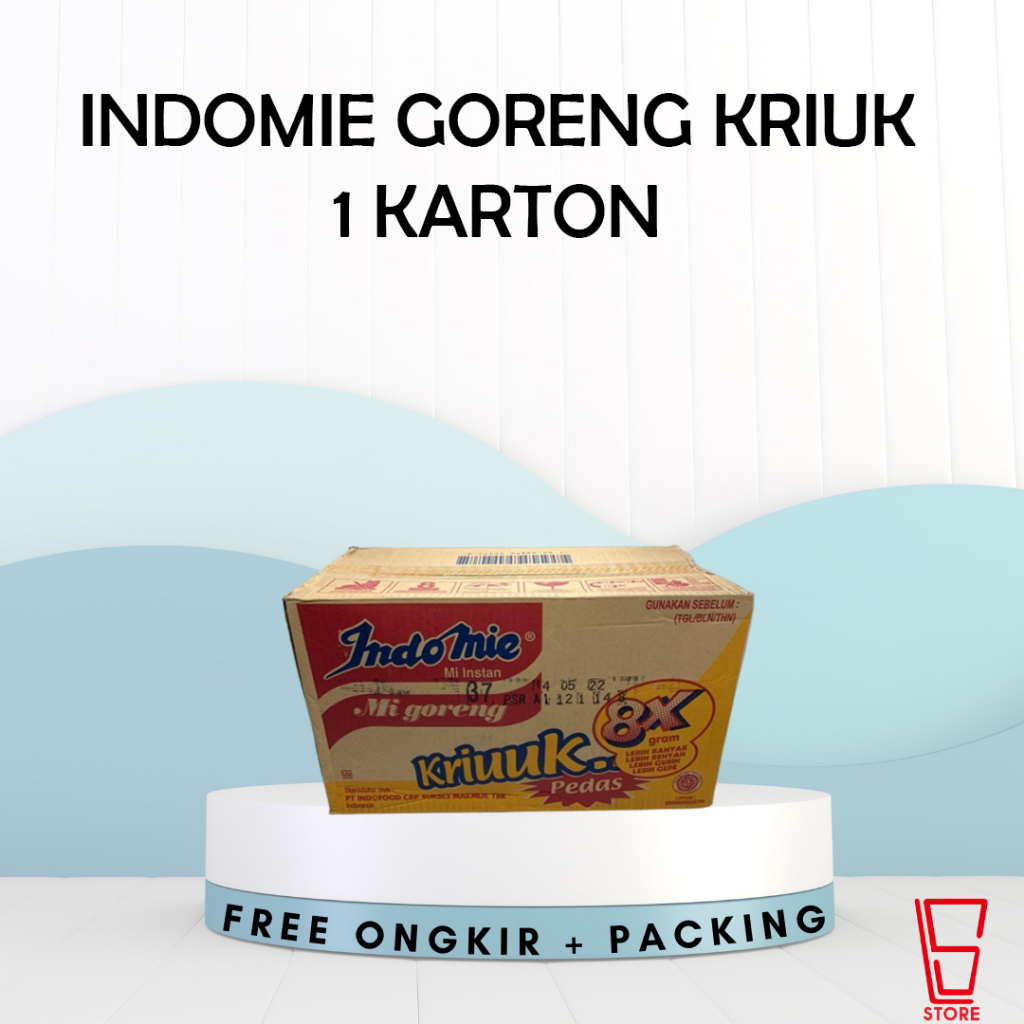 

INDOMIE KRIUK 1 KARTON ISI 40PCS / INDOMIE KRIUK