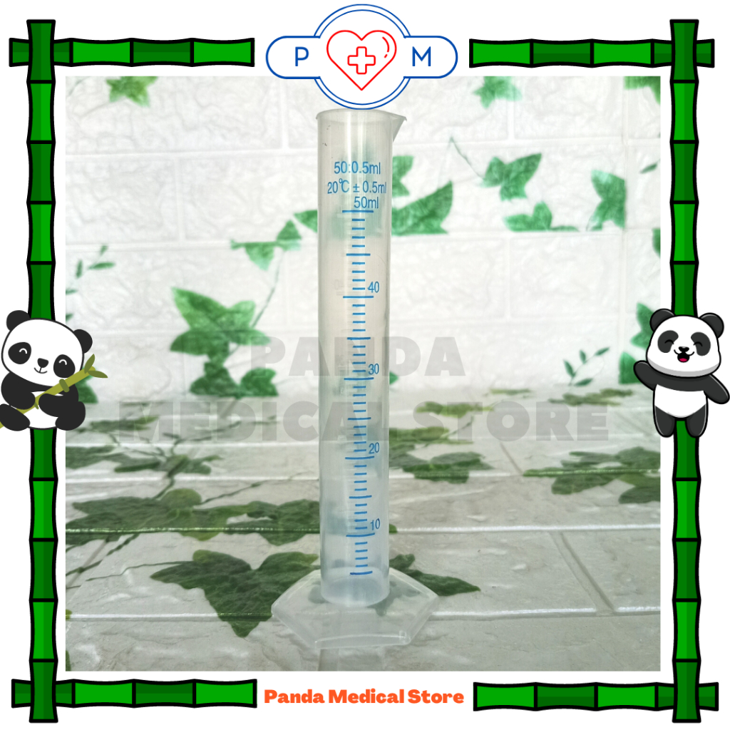 Gelas Ukur Plastik 50ml
