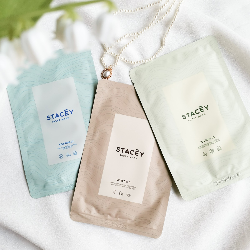 Madame Gie Stacey Puff Away Eye Pads I Stacey Celestial Sheet Mask