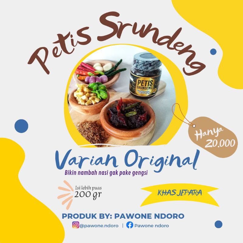 

Petis Srundeng ORIGINAL