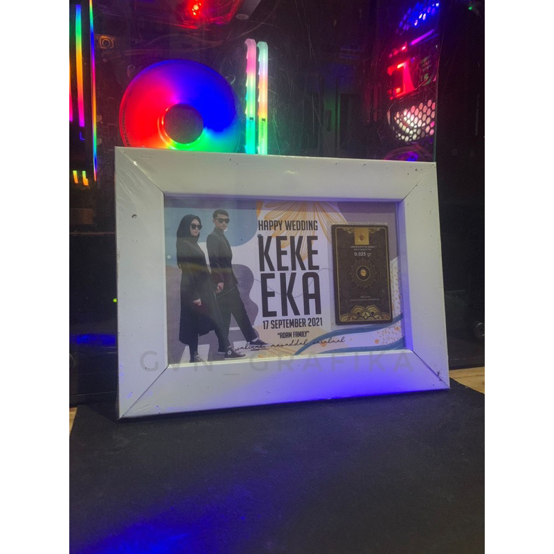 [HANYA PIGURA] Wedding Gift Minigold / Kado Unik / Kado Ulang Tahun / Kado Bayi