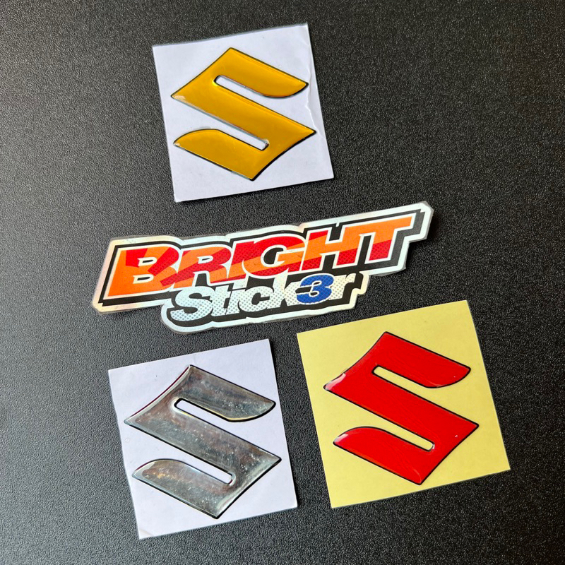 Sticker Stiker Emblem Logo SUZUKI Timbul