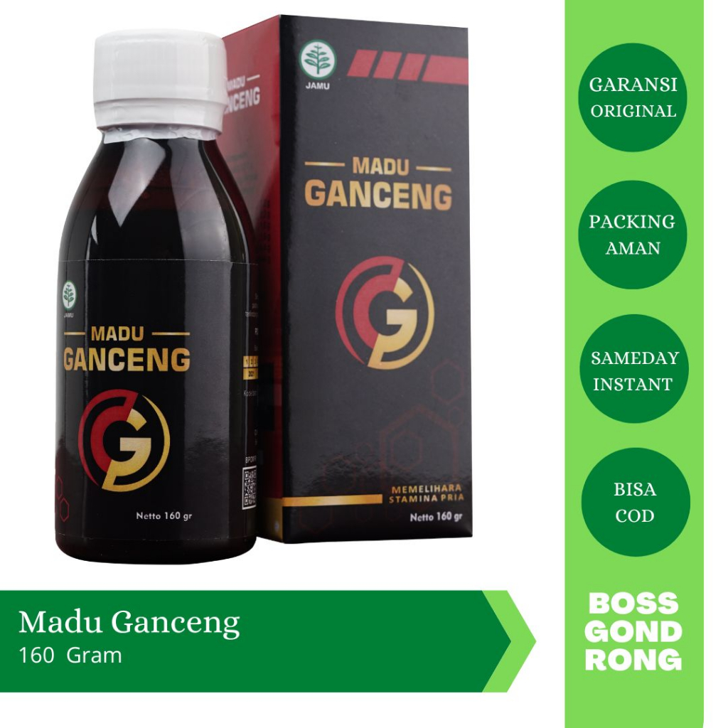 (Bisa COD) Madu Ganceng Original / Jamu Obat Madu Kuat Pria Tahan Lama | Madu Stamina Pria Dewasa Ma