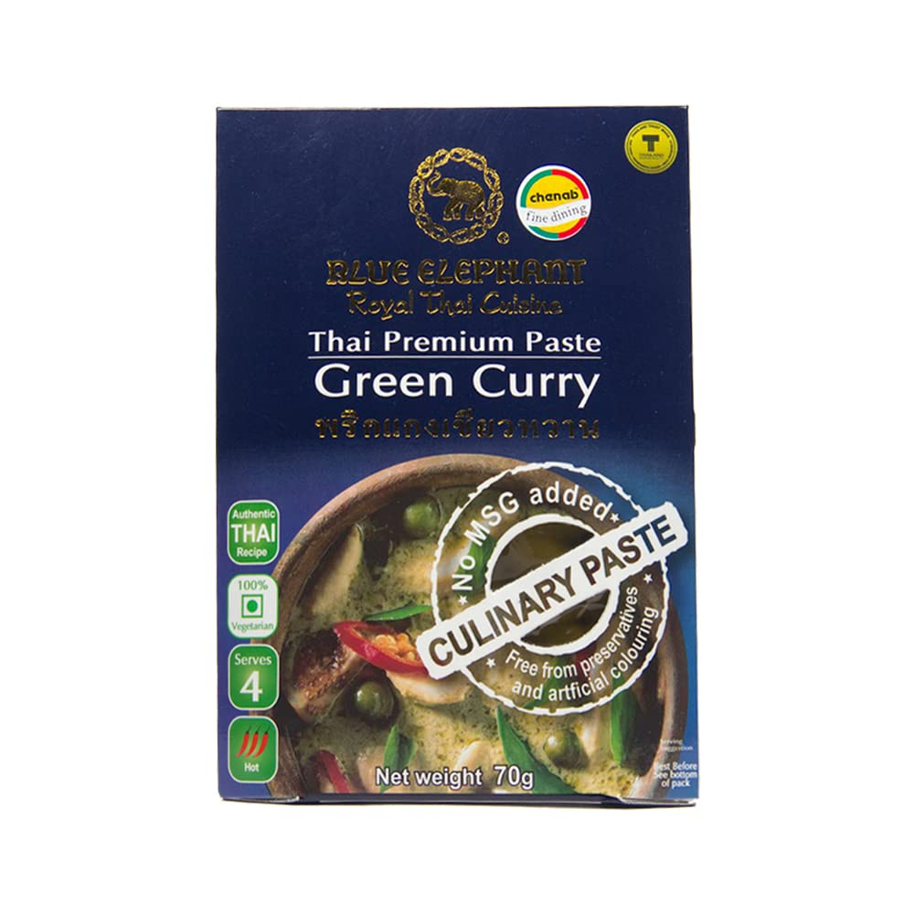 

Bumbu Blue Elephant Green Curry Thai Premium Paste 70 Gram
