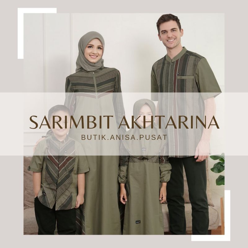 SARIMBIT MUTIF AKHTARINA OLIVE GREEN 2023 GAMIS AKHTARINA KOKO AKHTAR