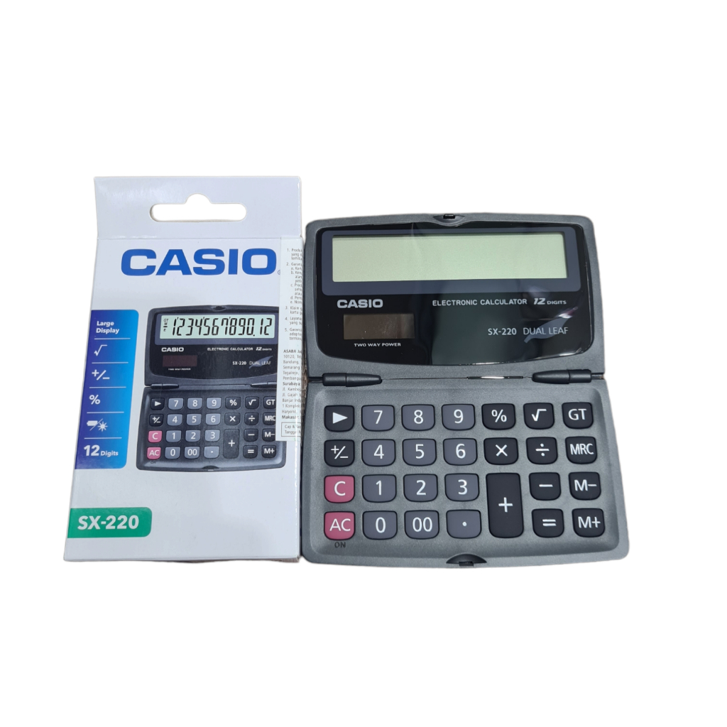 

KALKULATOR CASIO SX-220 12 DIGITS