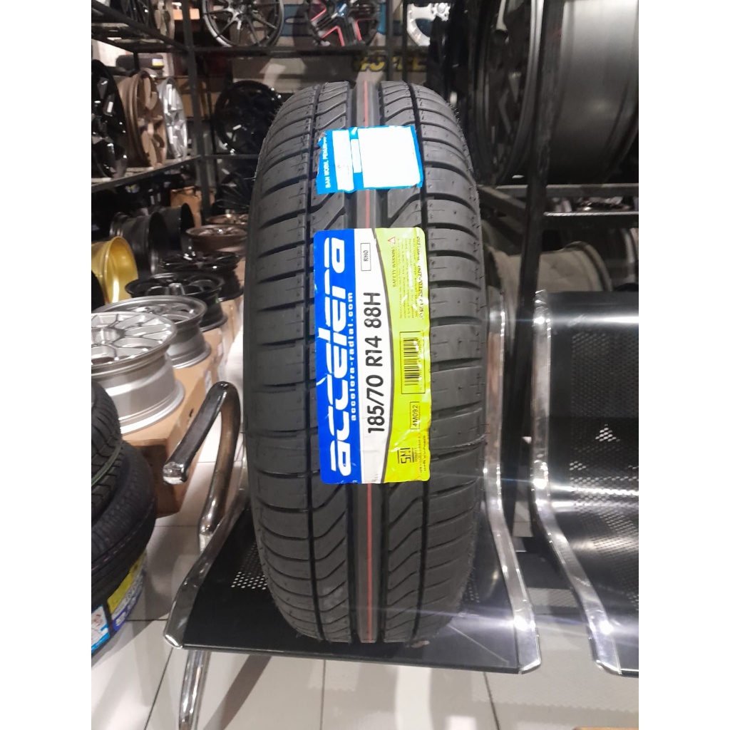 Ban Mobil Tubles Ring 14 185/70 Accelera RHO Oem Avanza Xenia Fanter R14 185 70 Baru