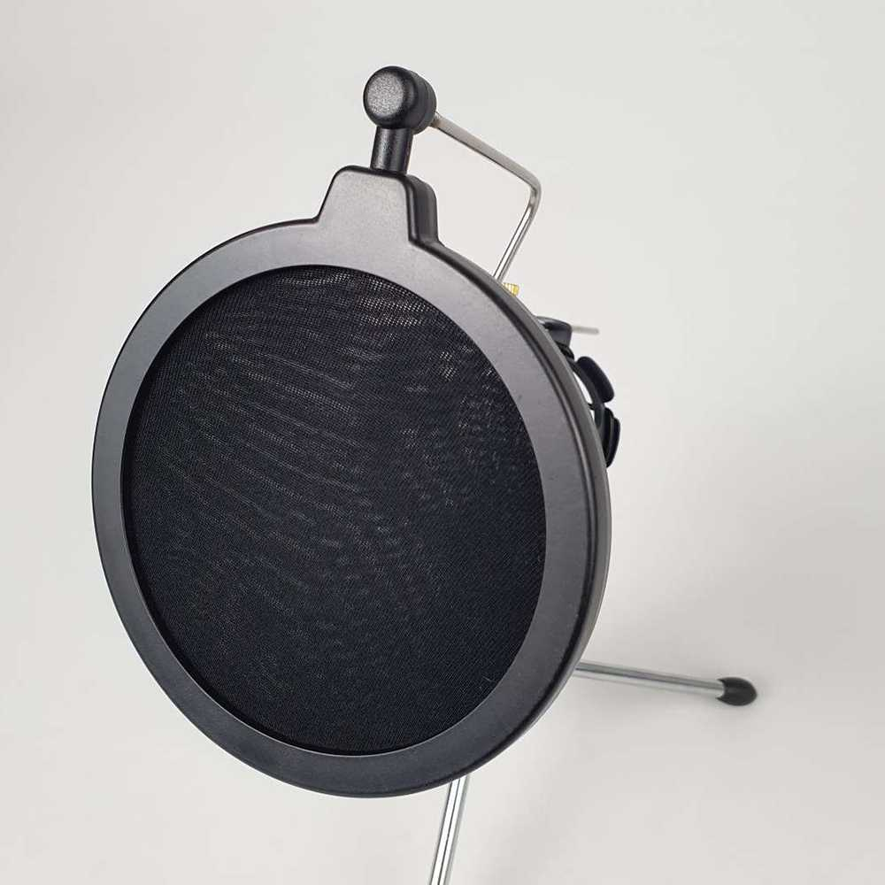 Mini tripod stand mic Tripod Mini Mic Stand with Microphone Clip Dudukan Mikrofon di Meja  Pop Filter