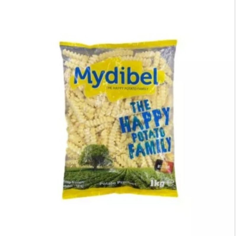 Mydibel Kentang Crinkle Cut 1 kg