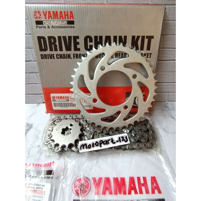 Paket komplit Gir set (5D9) Yamaha Vega ZR Jupiter Z robot Ori asli
