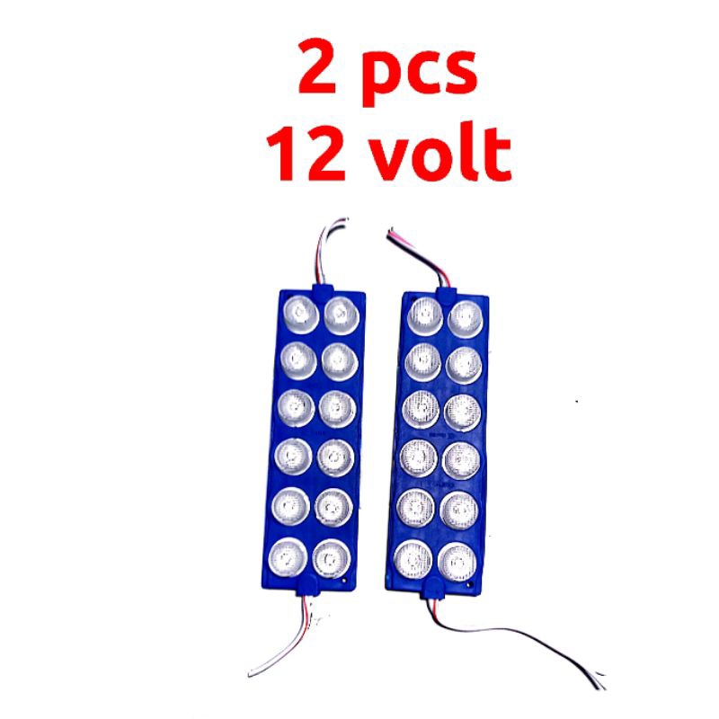 isi 2 pcs Lampu LED 12 mata 12 volt Lampu LED kolong mobil led variasi 12 volt