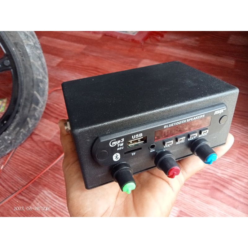 AMPLIFIER MINI BLUETOOTH MP3 BISA UNTUK KARAOKE