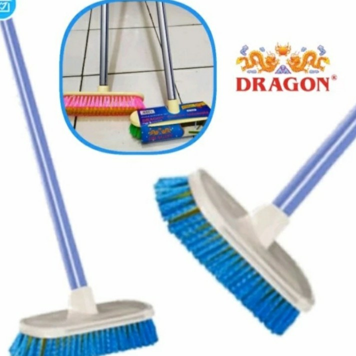 Sikat Lantai Gagang Panjang Sikat Wc Dragon Gagang - Sikat Dragon