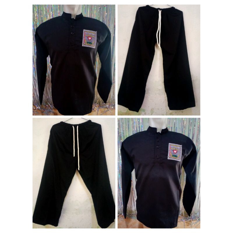 Baju Sakral  Seragam Siswa Psht kancing satu stell nagata drill/Baju Sakral Siswa Psht