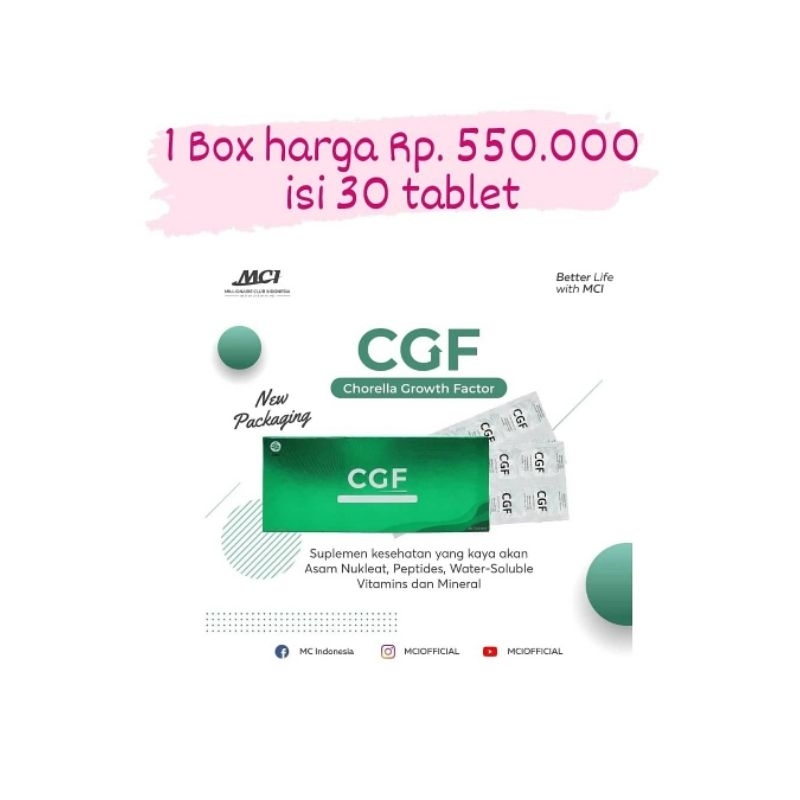 Suplemen Kesehatan CGF MCI