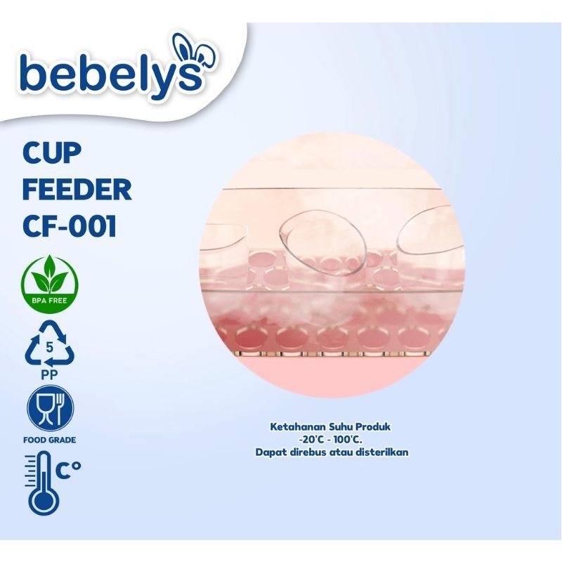 Bebelys Baby Cup Feeder 30ml - Cangkir Gelas Minum Obat Bayi